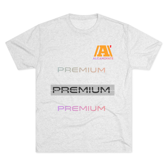 Premium Alcaminate Logo Tee — Graphic Crewneck T-Shirt