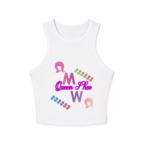 Queen Phee Crop Tank Top — Alcaminate Graphic Racer Tank