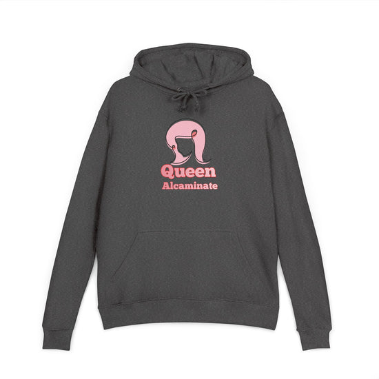 Queen Alcaminate Hoodie — Retro Logo Graphic Hoodie