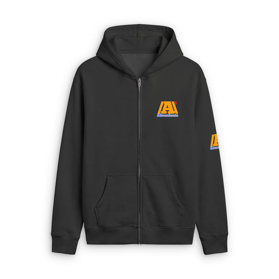 Unisex Relax Faded Zip Hood
