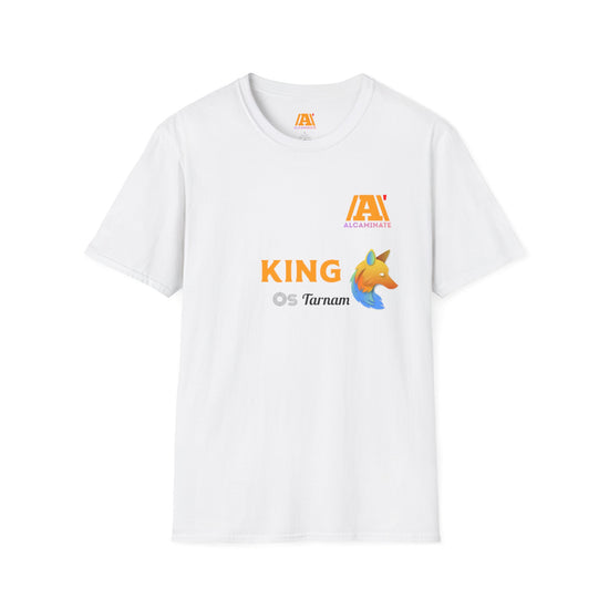 King Unicorn Logo T-Shirt — "KING Os Tarnum" Graphic Tee